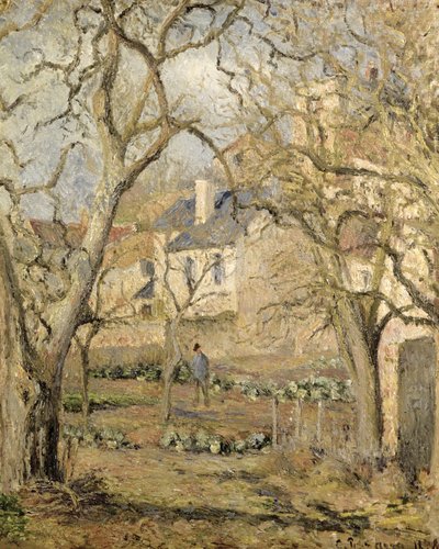 De moestuin, 1878 door Camille Jacob Pissarro